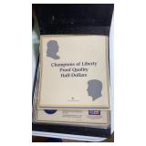 Champions of Liberty Proof Quality Half Dollars