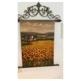 Hanging Sunflower Painting