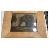 Print with Wooden Frame-Unsigned