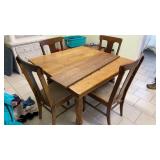 Kitchen Dinette Table with 4 Chairs