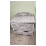 Wicker 4 Drawer Dresser