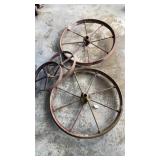 Antique Cast Iron Wheels