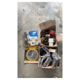 Assorted Saw Bits and Blades and Clamps