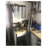 Tool deal in the corner of shed