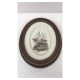 1969 James B. Beam Framed China Platter