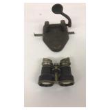Early Binoculars & Paper Punch