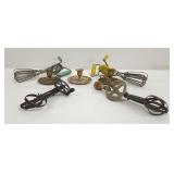 Vintage Hand Mixers Taper Candlestick Holder