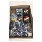 Box Lot of Fishing Line & Lead Weights