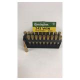 Remington 243 100gr SP 20 Rounds