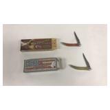 2 Case XX Pocket Knives in Box