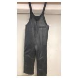 Leather Snowmobile Bibs Men