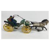 Cast Iron Horse & Buggy
