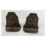 Bronze Book Ends 1929 " The Thinker"