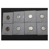 8 Uncirculated Roosevelt Dimes