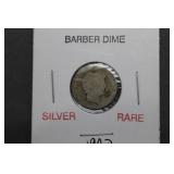Old Barber Dime (Silver)