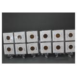 2 Sheets of 6 Old Wheat Cents