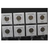 8 Buffalo Nickles