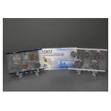 2001 Uncirculated Coin Set