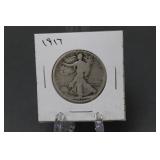 Silver 1917 Walking Half Dollar