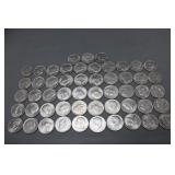 53 Clad Kenneday Half Dollars