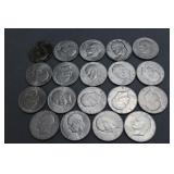 19 Eisenhower Dollars