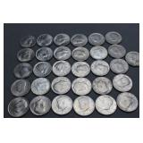 31 Kennedy Half Dollars