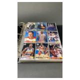 Binder of Basketball Cards