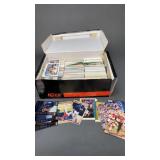 Assortment of Baseball and Football Trading Cards