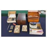 Jewelry Box, Stone Samples, Radar Detector