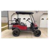 Gas Jacked Up Golf Cart
