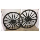 Pair of Wagon Wheels