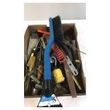 Box Lot With a Variety of Tools