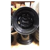 10" Golf Cart Rims (black)