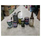 Assorted Vintage Oil Supplies