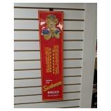 Sunbeam Bread Advertising Thermometer