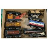 O Gauge Engine with Seven Cars