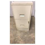 2 Drawer File Cabinet w/ Keys