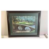 Golf Course Framed Painting