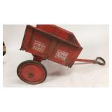 Play Load Vintage Metal Pull Cart Toy