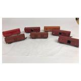 7 American Flyer Cars, 2 are Metal