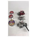 3 Fishing Reels & Fishing Line