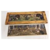 Turkey and Deer Wall Hangings