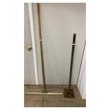 Squeegee and Hand Tamp