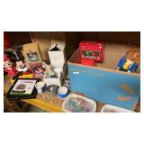 Box With xmas, Disney items, Toys