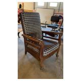 Morris Reclining Oak Chair