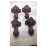 Cast Iron Clawfoot Tub Feet, 1-Broken