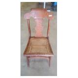 Early Wood Cane Chair