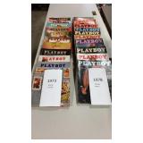 Lot Early Playboy Magazines 70