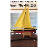 USS Hornet Pond Boat w/ Stand