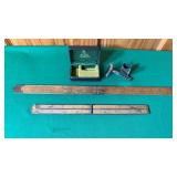 2- Stanley Folding Rulers, Ever-Ready Razor